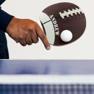 Personalised Football Ping Pong Paddle