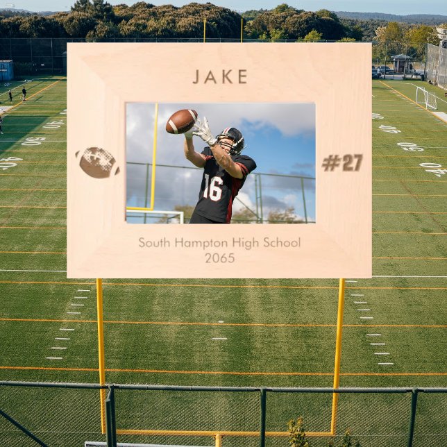 Personalised Football Player Etched Frames (Creator Uploaded)