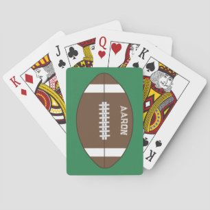 Personalised Football Playing Cards Gift