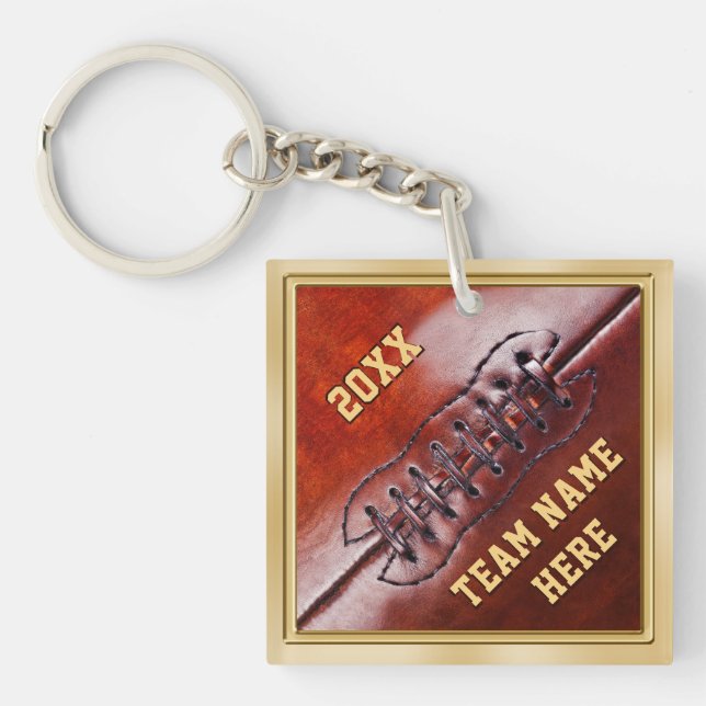 Personalised Football Team Gift Ideas, Keychain (Front)