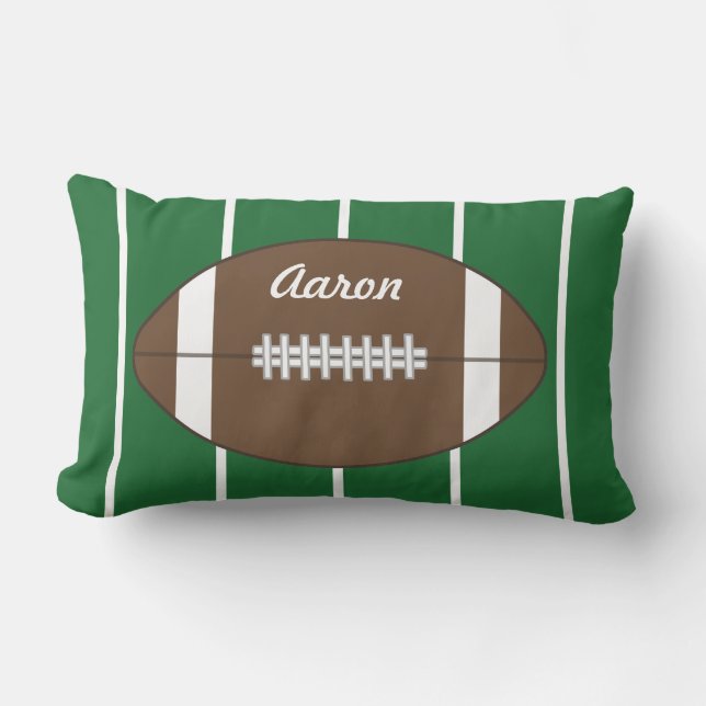 Personalised Football Throw Pillow (Front)