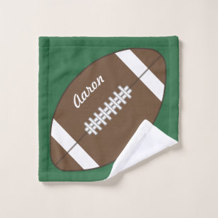 Personalised Football Washcloth  Wash Cloth