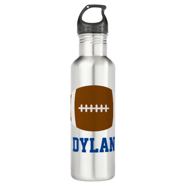 Personalised Football Water Bottle (Front)