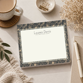 Personalised Forest Botanical Post-it Notes