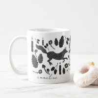 Personalised Forest Woodland Fox Animal