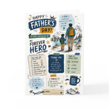 Personalised Forever Hero Father’s Day Card