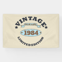 Personalised forty vintage 40th birthday party