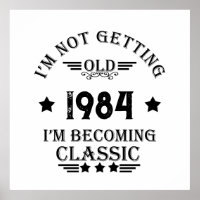 Personalised forty vintage 40th birthday party