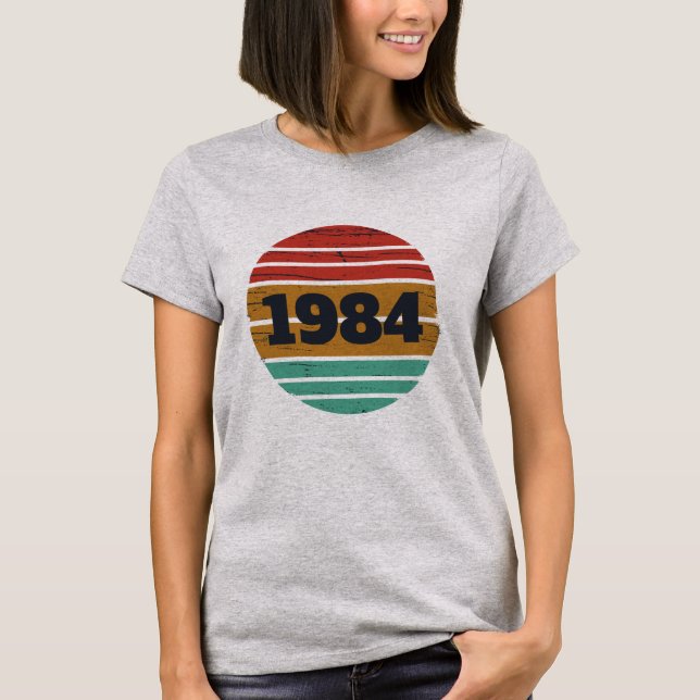 Personalised forty vintage 40th birthday party T-Shirt (Front)