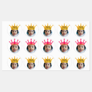 PERSONALISED foto cupcake toppers stickers party