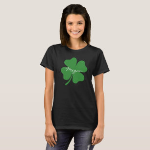 Personalised Four Leaf Clover  T-shirt