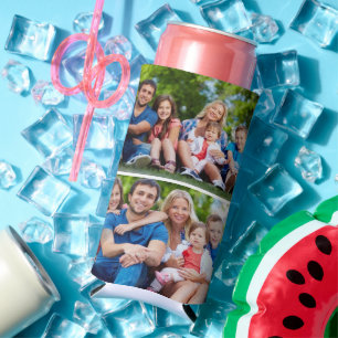 Personalised Four Photo Can Cooler