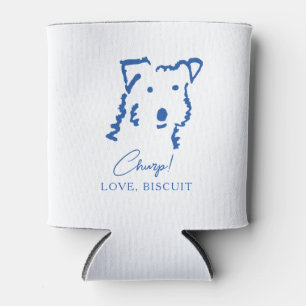 Personalised Fox Terrier Dog Can Cooler