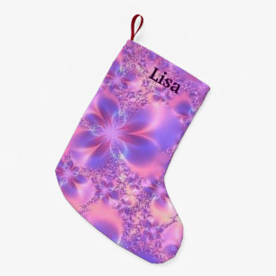 Personalised Fractal Flower Christmas Stocking