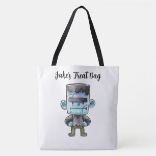 Personalised Frankenstein Treat Tote Bag
