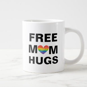 Personalised Free Mum Hugs Template Large Coffee Mug