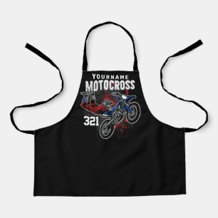 Personalised Freestyle Motocross Racing FMX Tricks Apron