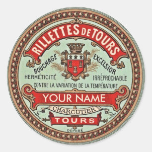 Personalised French Apothecary Label