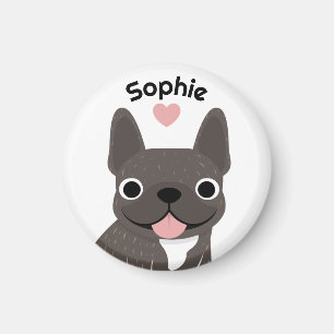 Personalised French Bulldog Magnet, Frenchie gift Magnet