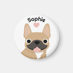 Personalised French Bulldog Magnet, Frenchie gift Magnet