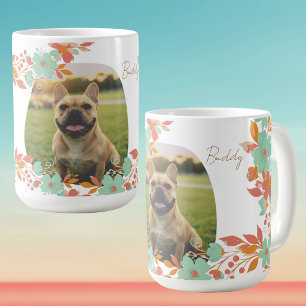 Personalised French Bulldog Photo & Name Frenchie  Coffee Mug