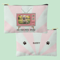 Personalised French Bulldog Retro TV Pastel Dog