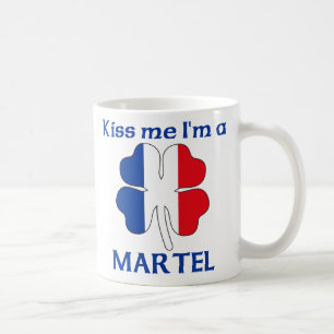 Personalised French Kiss Me I'm Martel Coffee Mug