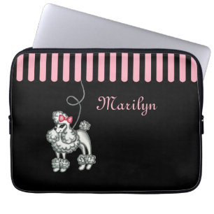 Personalised French Poodle Laptop Case