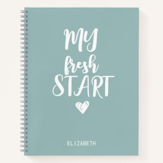 Personalised Fresh Start Journal | Wellness Diary