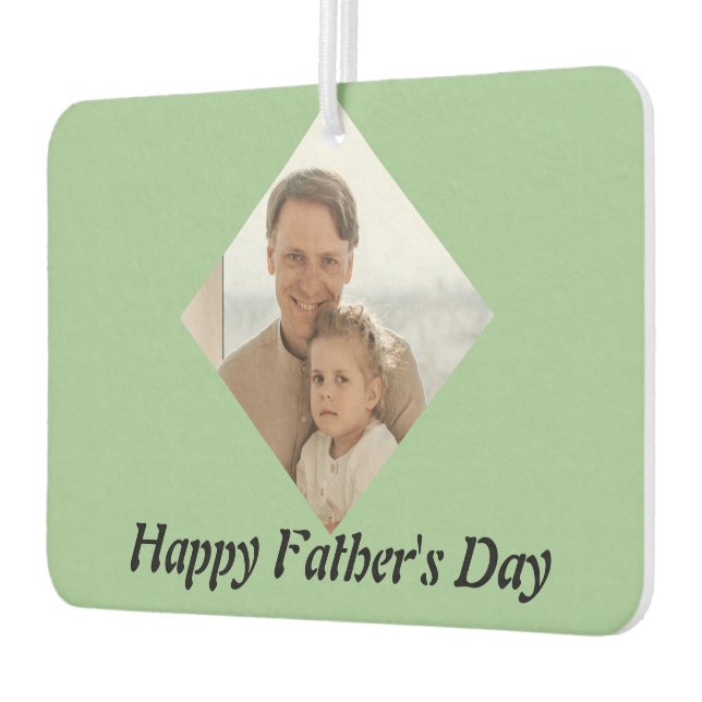 Personalised Freshener for Father’s Day – Green  (Left)
