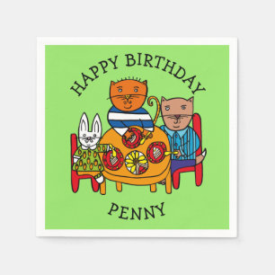Personalised Friends Party Napkin