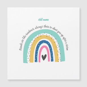 Personalised friendship Rainbow & phrase