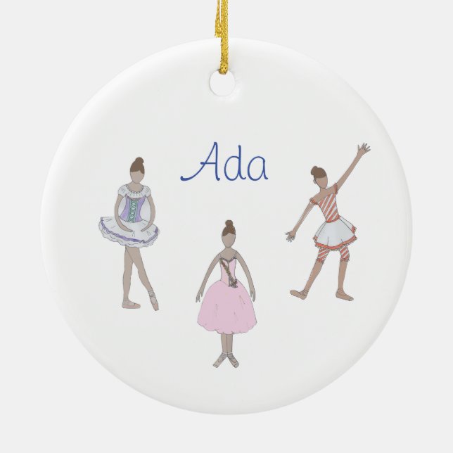 Personalised Fritz/Solider/Flower Nutcracker Ceram Ceramic Ornament (Back)