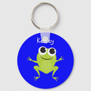 Personalised Frog Keychain for Kids