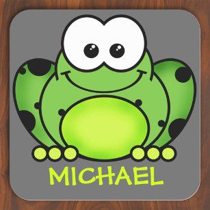 Personalised Frog Sticker