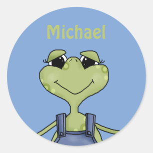 Personalised  Frog  stickers