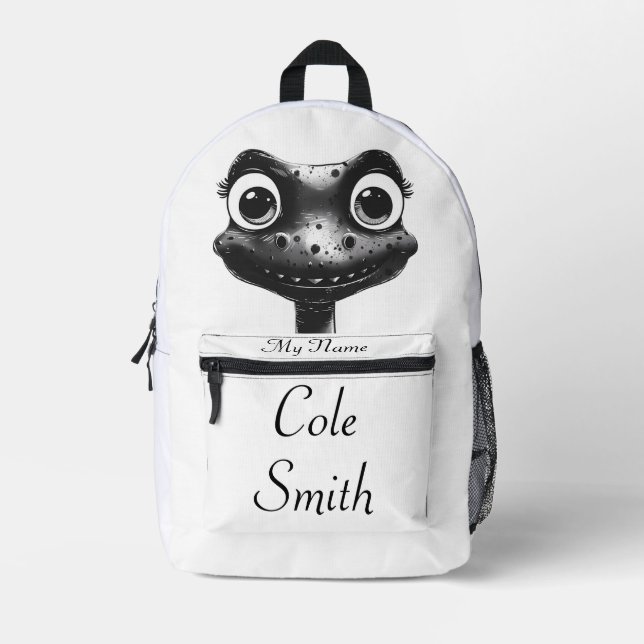 Personalised 'Froggy Friend' Backpack (Front)