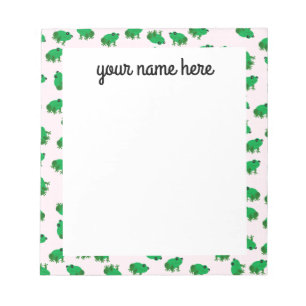 Personalised Frogs Notepad