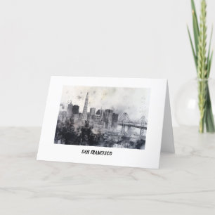 Personalised From San Francisco Greeting card
