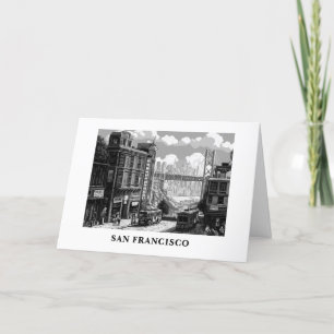 Personalised From San Francisco Greeting card