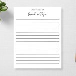 Personalised From the Desk Of 1st Anniversary Gift Notepad<br><div class="desc">Personalised From the Desk Of 1st Anniversary Gift Notepad</div>