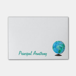 Personalised From The Desk Of School Principal Post-it Notes