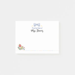 Personalised From the Desk of Teacher Sticky Notes