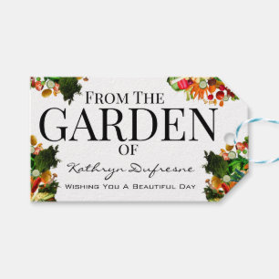 Personalised From Your Vegetable Garden Gift Tags