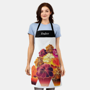 Personalised Frosty Colourful Muffin Apron