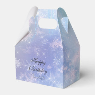 Personalised Frozen Icicles Favour Box