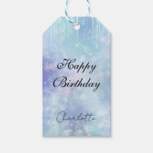 Personalised Frozen Icicles Gift Tags