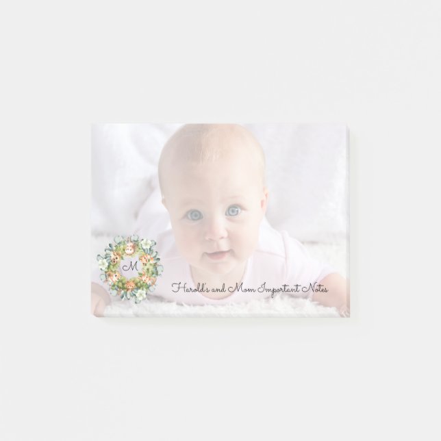 Personalised Full Photo Post-it Notes (Front)