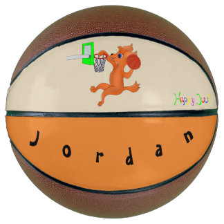 Personalised Fullsize Basketball- Happy Basketball