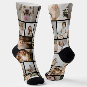 Personalised Fun 16  Photo Template Socks
